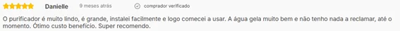 Avaliação ecommerce